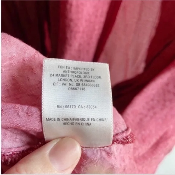 Anthropologie Saturday Sunday Wrapped kimono red looped cowl - Picture 6 of 7